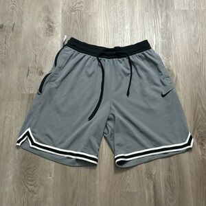 Nike Men's Black and Gray Athletic Shorts